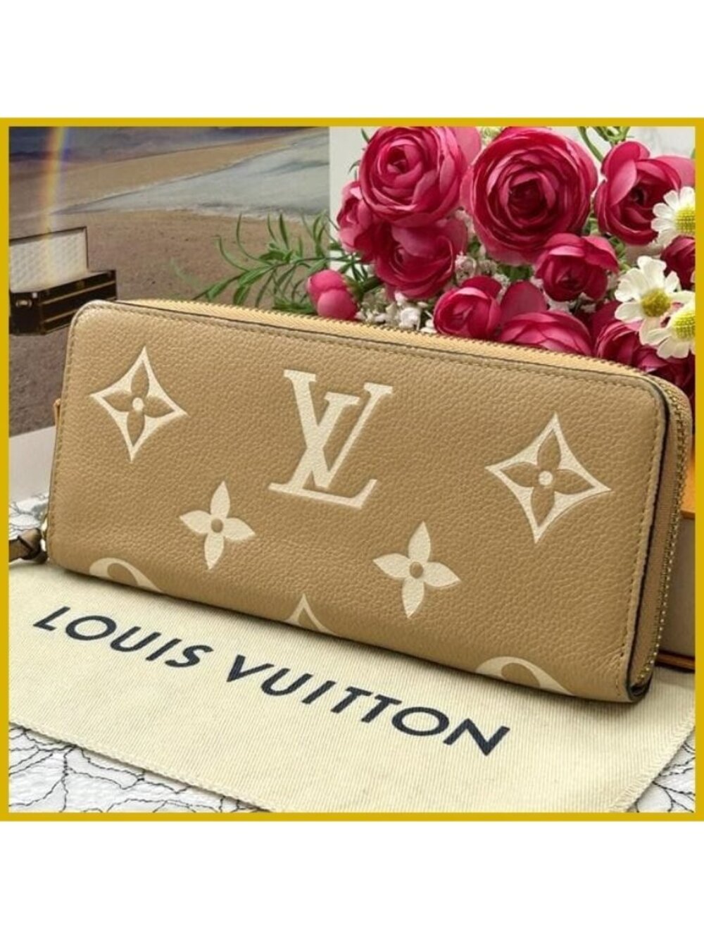 Louis Vuitton Bicolor Portefeuille Clemence Wallet